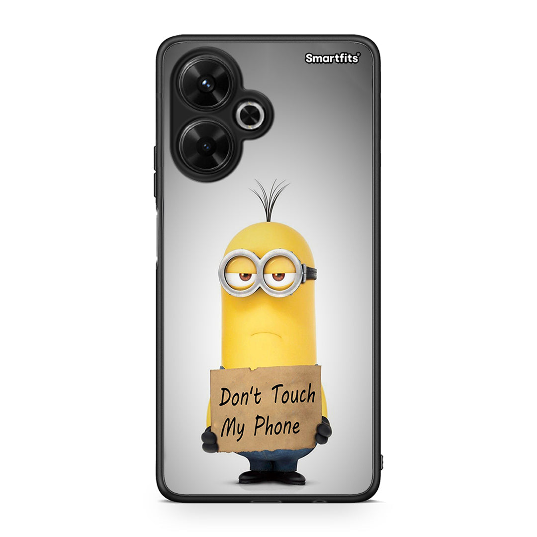 4 - Xiaomi Poco M6 4G Minion Text case, cover, bumper