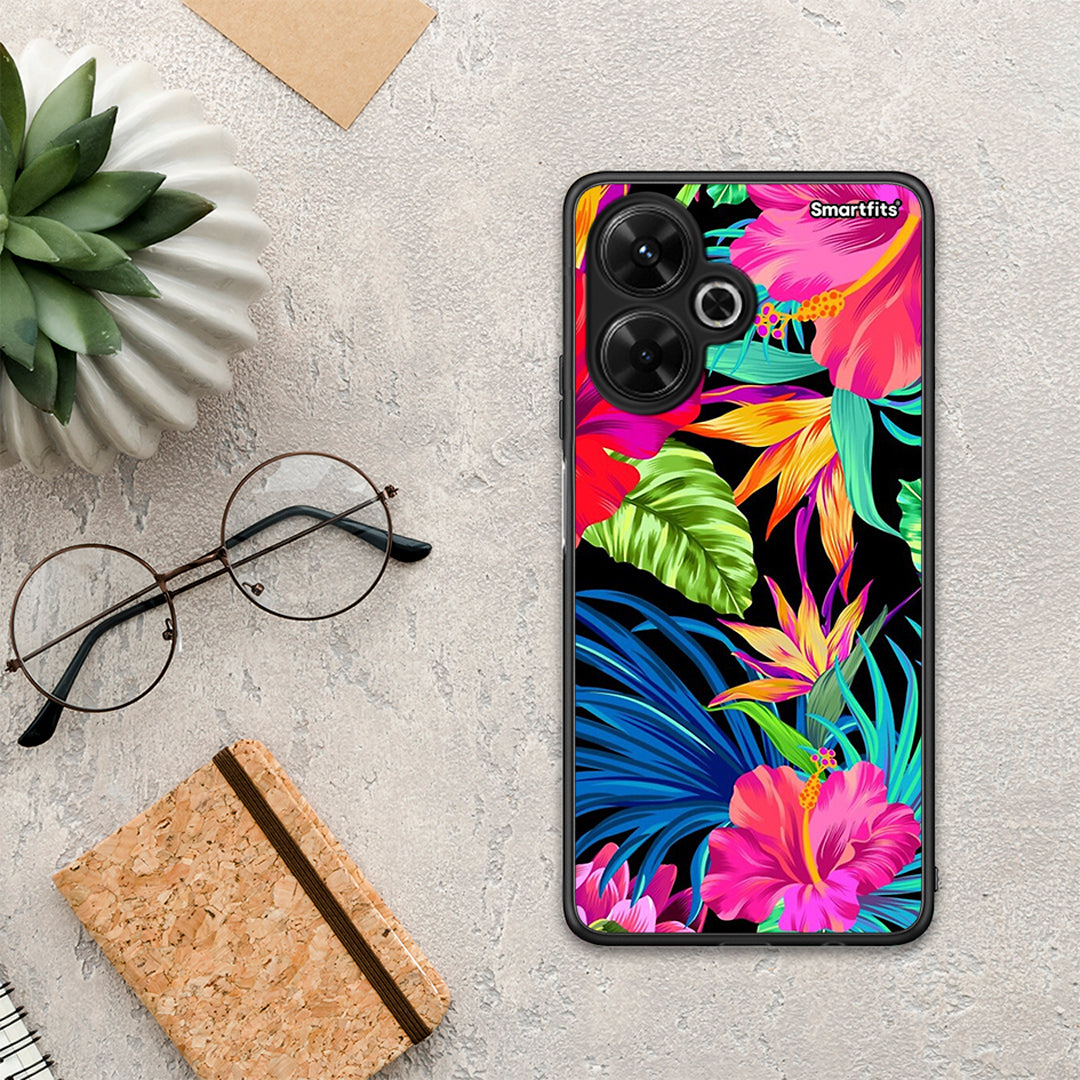 Tropical Flowers - Xiaomi Poco M6 4G θήκη