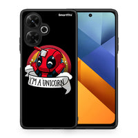 Thumbnail for Θήκη Xiaomi Poco M6 4G Unicorn Deadpool από τη Smartfits με σχέδιο στο πίσω μέρος και μαύρο περίβλημα | Xiaomi Poco M6 4G Unicorn Deadpool case with colorful back and black bezels