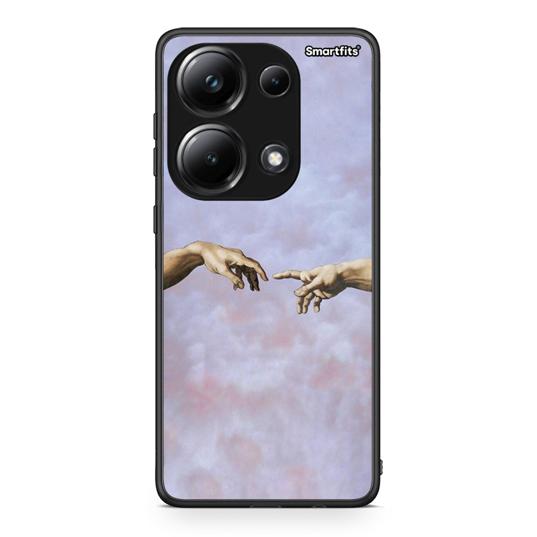 Xiaomi Poco M6 Pro Adam Hand θήκη από τη Smartfits με σχέδιο στο πίσω μέρος και μαύρο περίβλημα | Smartphone case with colorful back and black bezels by Smartfits