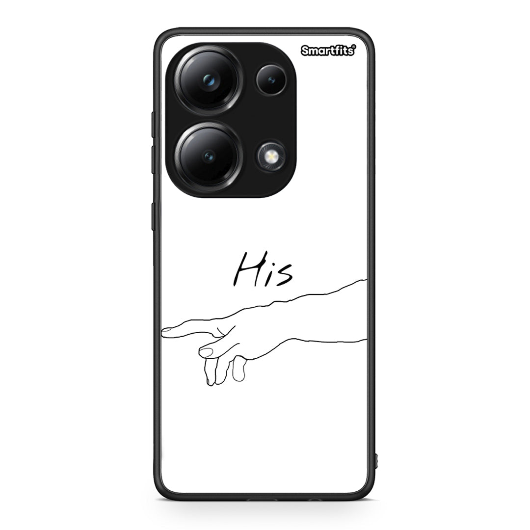 Xiaomi Redmi Note 13 Pro 4G Aeshetic Love 2 Θήκη Αγίου Βαλεντίνου από τη Smartfits με σχέδιο στο πίσω μέρος και μαύρο περίβλημα | Smartphone case with colorful back and black bezels by Smartfits