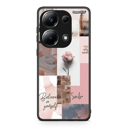 Xiaomi Redmi Note 13 Pro 4G Aesthetic Collage θήκη από τη Smartfits με σχέδιο στο πίσω μέρος και μαύρο περίβλημα | Smartphone case with colorful back and black bezels by Smartfits