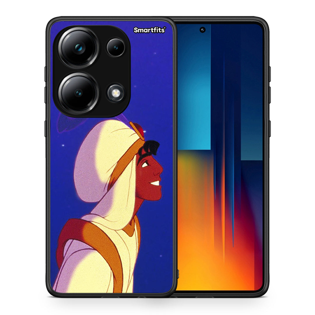 Θήκη Xiaomi Poco M6 Pro Alladin And Jasmine Love 1 από τη Smartfits με σχέδιο στο πίσω μέρος και μαύρο περίβλημα | Xiaomi Poco M6 Pro Alladin And Jasmine Love 1 case with colorful back and black bezels