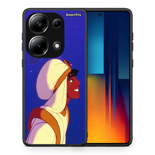 Θήκη Xiaomi Redmi Note 13 Pro 4G Alladin And Jasmine Love 1 από τη Smartfits με σχέδιο στο πίσω μέρος και μαύρο περίβλημα | Xiaomi Redmi Note 13 Pro 4G Alladin And Jasmine Love 1 case with colorful back and black bezels