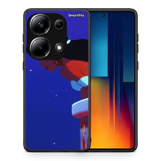 Θήκη Xiaomi Redmi Note 13 Pro 4G Alladin And Jasmine Love 2 από τη Smartfits με σχέδιο στο πίσω μέρος και μαύρο περίβλημα | Xiaomi Redmi Note 13 Pro 4G Alladin And Jasmine Love 2 case with colorful back and black bezels