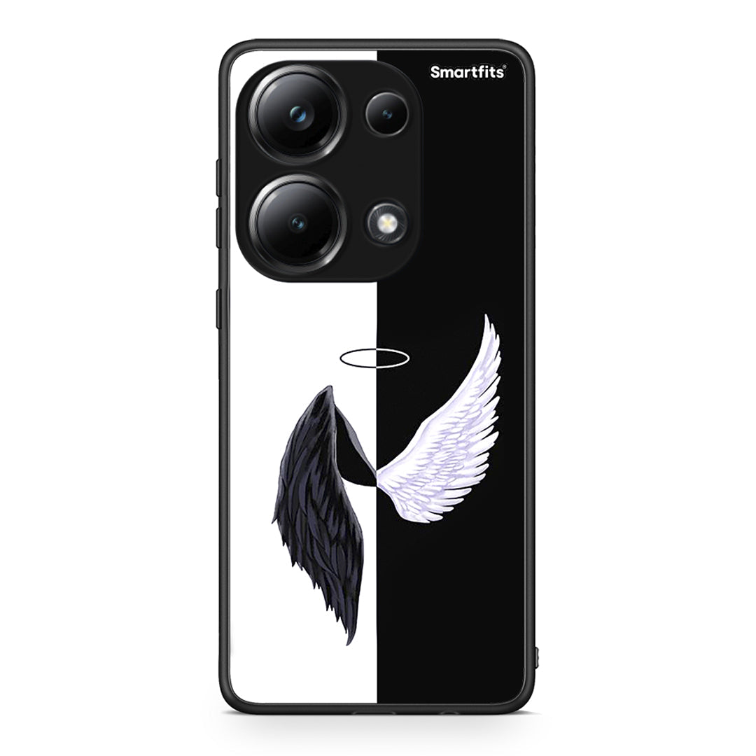 Xiaomi Poco M6 Pro Angels Demons θήκη από τη Smartfits με σχέδιο στο πίσω μέρος και μαύρο περίβλημα | Smartphone case with colorful back and black bezels by Smartfits