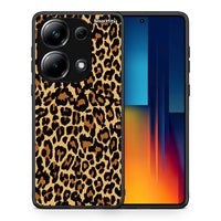 Thumbnail for Θήκη Xiaomi Poco M6 Pro Leopard Animal από τη Smartfits με σχέδιο στο πίσω μέρος και μαύρο περίβλημα | Xiaomi Poco M6 Pro Leopard Animal case with colorful back and black bezels