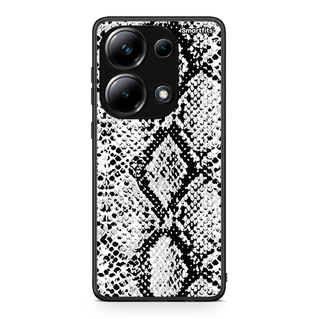 24 - Xiaomi Redmi Note 13 Pro 4G White Snake Animal case, cover, bumper