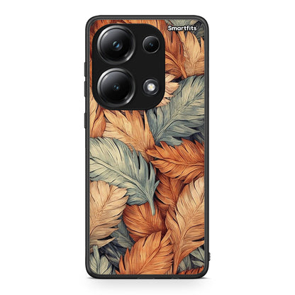 Xiaomi Poco M6 Pro Autumn Leaves Θήκη από τη Smartfits με σχέδιο στο πίσω μέρος και μαύρο περίβλημα | Smartphone case with colorful back and black bezels by Smartfits