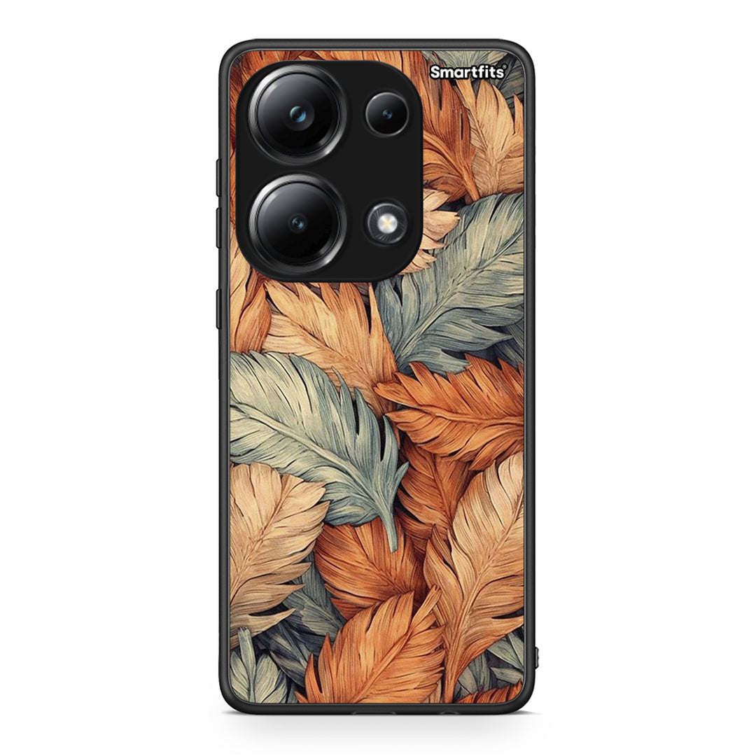 Xiaomi Redmi Note 13 Pro 4G Autumn Leaves Θήκη από τη Smartfits με σχέδιο στο πίσω μέρος και μαύρο περίβλημα | Smartphone case with colorful back and black bezels by Smartfits