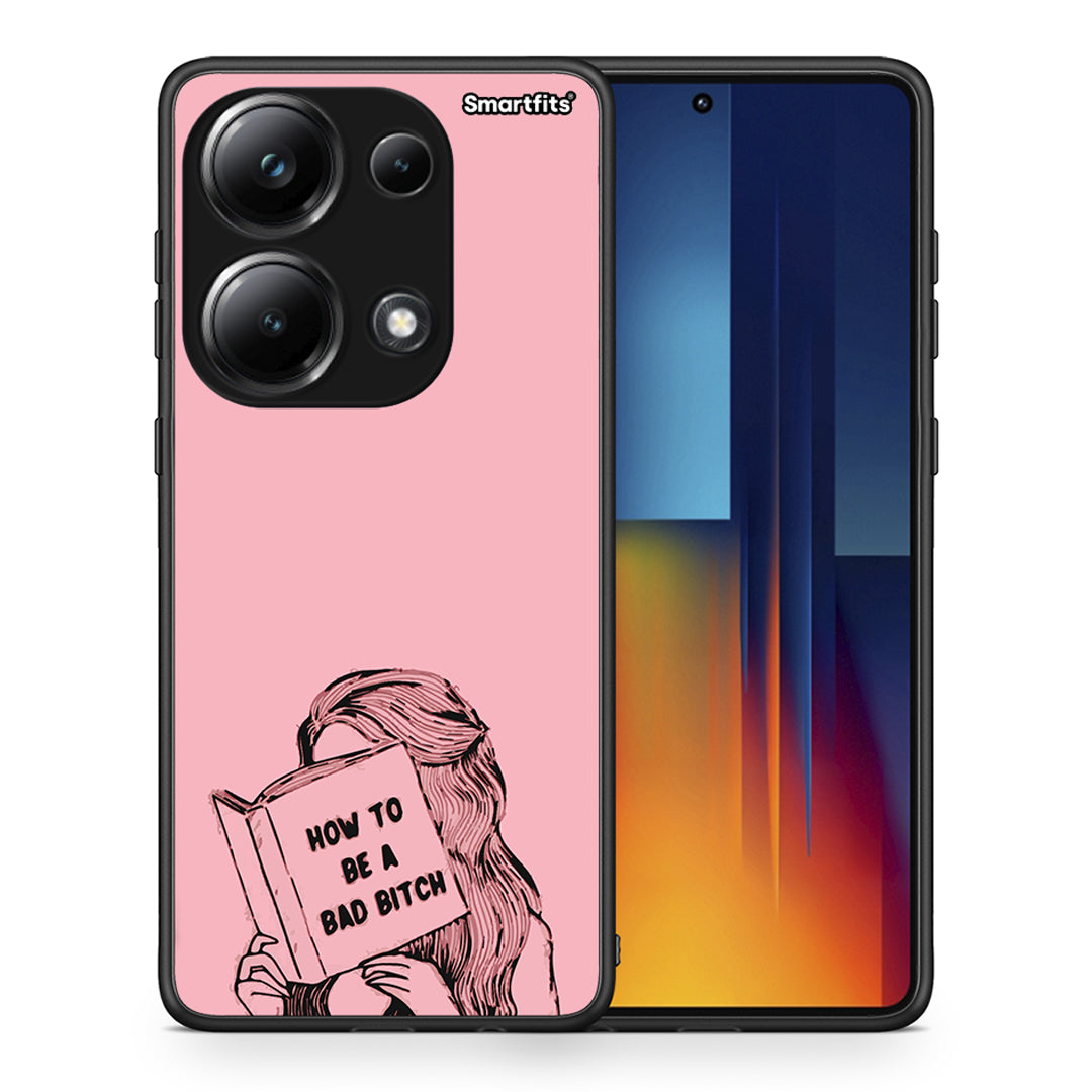 Θήκη Xiaomi Poco M6 Pro Bad Bitch από τη Smartfits με σχέδιο στο πίσω μέρος και μαύρο περίβλημα | Xiaomi Poco M6 Pro Bad Bitch case with colorful back and black bezels