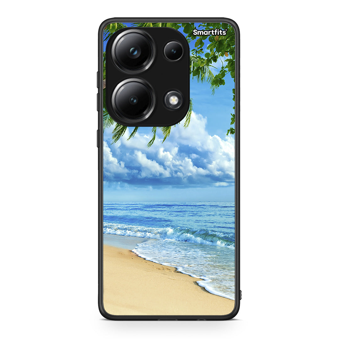 Xiaomi Redmi Note 13 Pro 4G Beautiful Beach θήκη από τη Smartfits με σχέδιο στο πίσω μέρος και μαύρο περίβλημα | Smartphone case with colorful back and black bezels by Smartfits