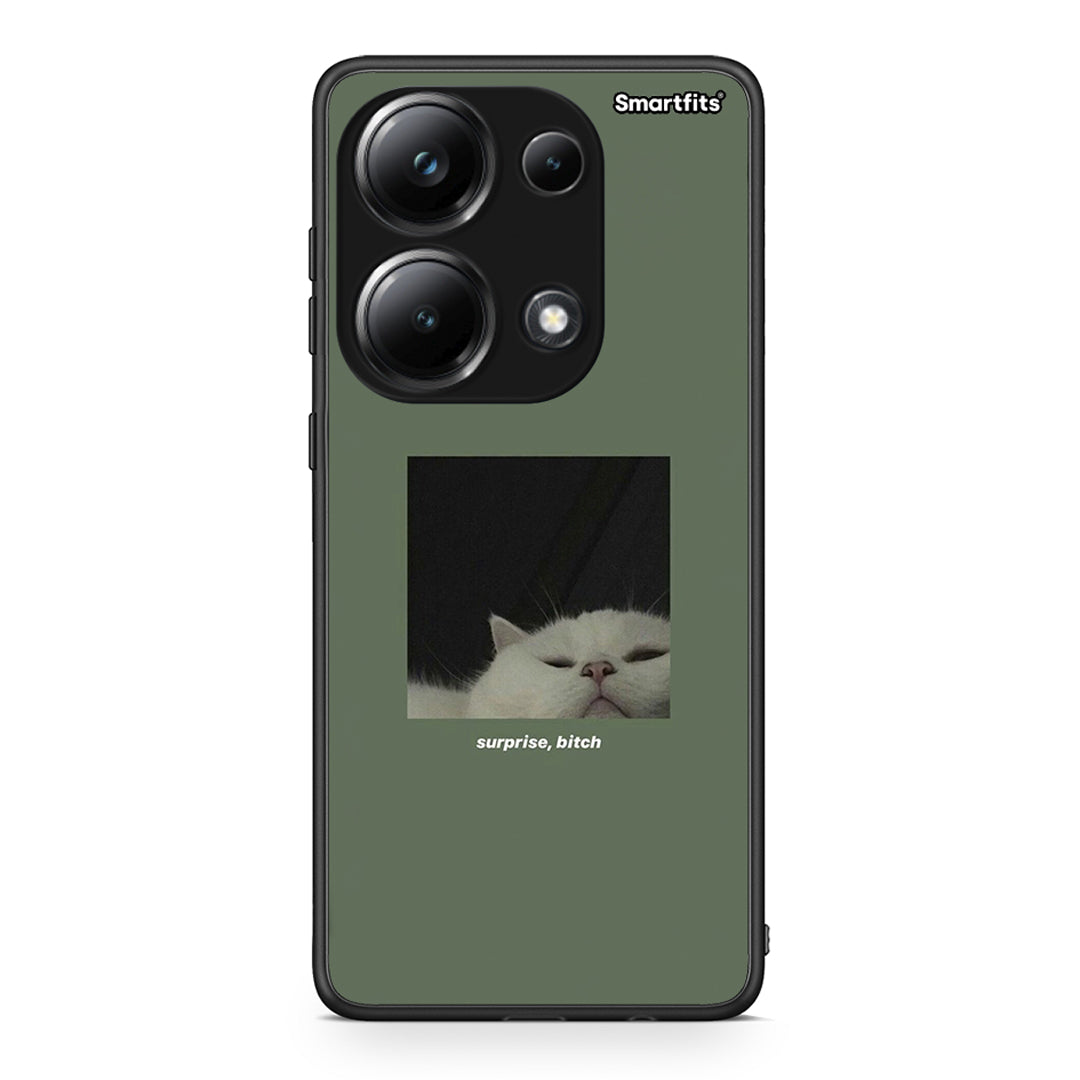 Xiaomi Redmi Note 13 Pro 4G Bitch Surprise θήκη από τη Smartfits με σχέδιο στο πίσω μέρος και μαύρο περίβλημα | Smartphone case with colorful back and black bezels by Smartfits