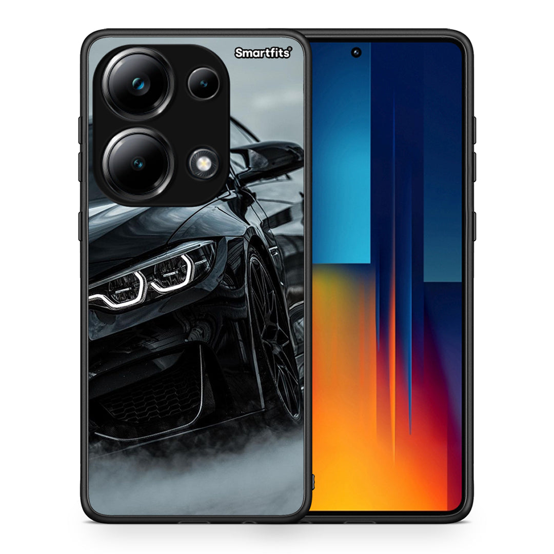Θήκη Xiaomi Poco M6 Pro Black BMW από τη Smartfits με σχέδιο στο πίσω μέρος και μαύρο περίβλημα | Xiaomi Poco M6 Pro Black BMW case with colorful back and black bezels