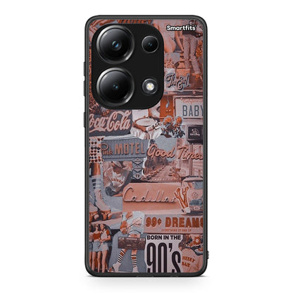 Xiaomi Poco M6 Pro Born In 90s θήκη από τη Smartfits με σχέδιο στο πίσω μέρος και μαύρο περίβλημα | Smartphone case with colorful back and black bezels by Smartfits