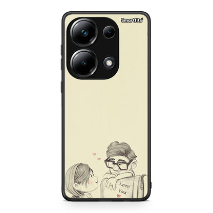 Xiaomi Redmi Note 13 Pro 4G Carl And Ellie θήκη από τη Smartfits με σχέδιο στο πίσω μέρος και μαύρο περίβλημα | Smartphone case with colorful back and black bezels by Smartfits