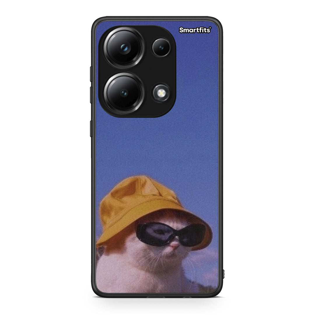 Xiaomi Redmi Note 13 Pro 4G Cat Diva θήκη από τη Smartfits με σχέδιο στο πίσω μέρος και μαύρο περίβλημα | Smartphone case with colorful back and black bezels by Smartfits
