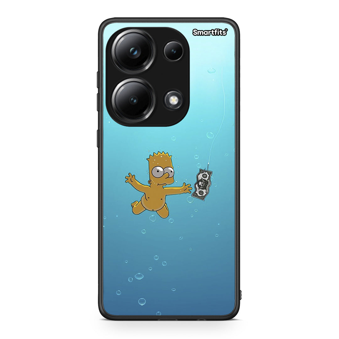 Xiaomi Poco M6 Pro Chasing Money θήκη από τη Smartfits με σχέδιο στο πίσω μέρος και μαύρο περίβλημα | Smartphone case with colorful back and black bezels by Smartfits