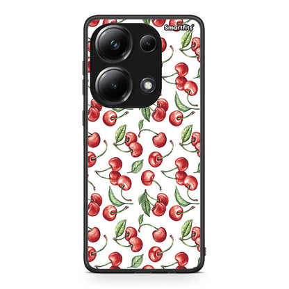 Xiaomi Redmi Note 13 Pro 4G Cherry Summer θήκη από τη Smartfits με σχέδιο στο πίσω μέρος και μαύρο περίβλημα | Smartphone case with colorful back and black bezels by Smartfits
