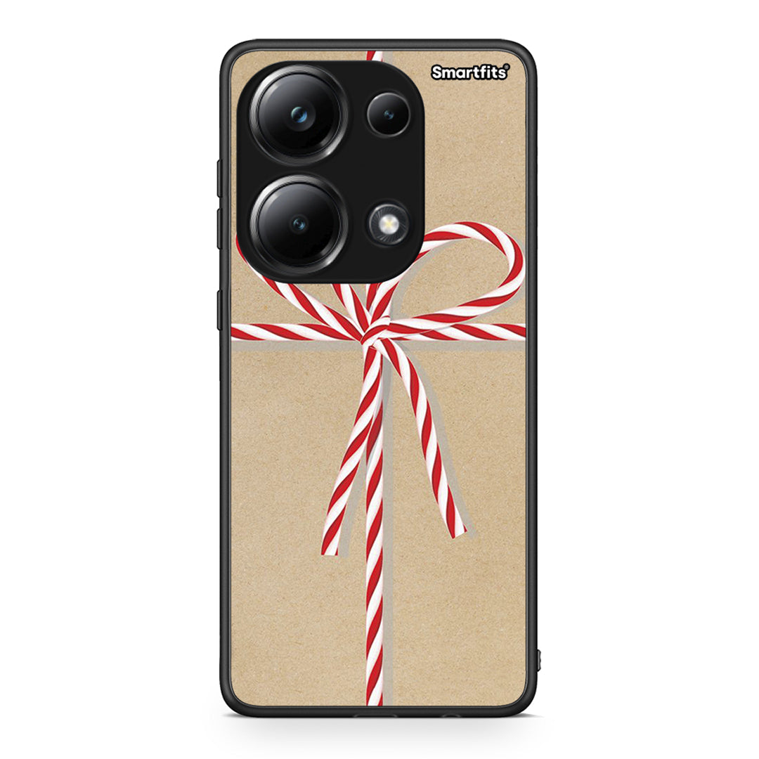 Xiaomi Poco M6 Pro Christmas Gift θήκη από τη Smartfits με σχέδιο στο πίσω μέρος και μαύρο περίβλημα | Smartphone case with colorful back and black bezels by Smartfits