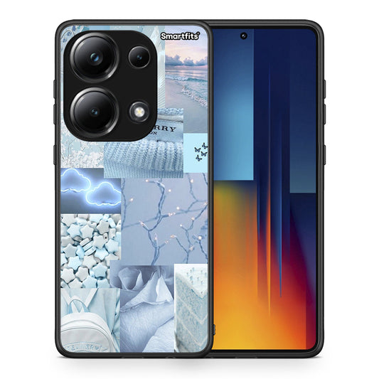 Θήκη Xiaomi Poco M6 Pro Ciel Aesthetic Collage από τη Smartfits με σχέδιο στο πίσω μέρος και μαύρο περίβλημα | Xiaomi Poco M6 Pro Ciel Aesthetic Collage case with colorful back and black bezels