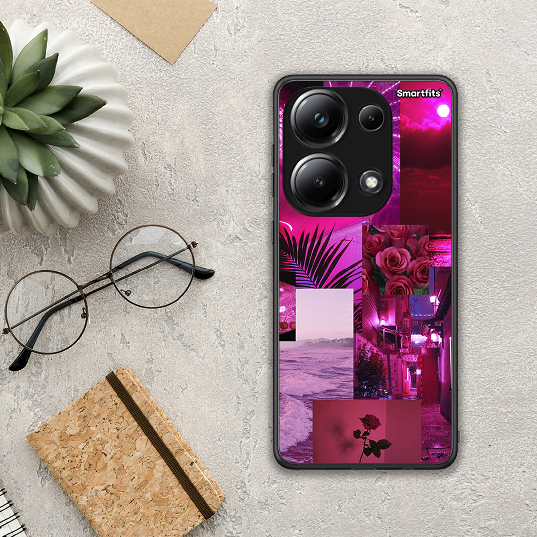 Collage Red Roses - Xiaomi Redmi Note 13 Pro 4G θήκη