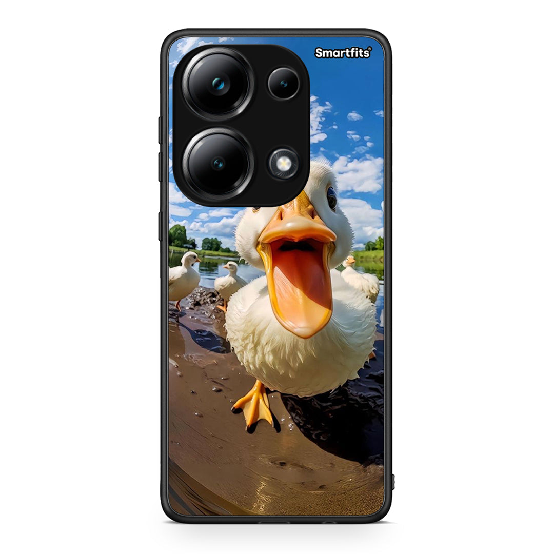 Xiaomi Redmi Note 13 Pro 4G Duck Face θήκη από τη Smartfits με σχέδιο στο πίσω μέρος και μαύρο περίβλημα | Smartphone case with colorful back and black bezels by Smartfits