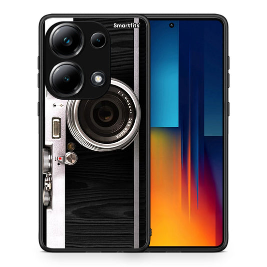 Θήκη Xiaomi Redmi Note 13 Pro 4G Emily In Paris από τη Smartfits με σχέδιο στο πίσω μέρος και μαύρο περίβλημα | Xiaomi Redmi Note 13 Pro 4G Emily In Paris case with colorful back and black bezels