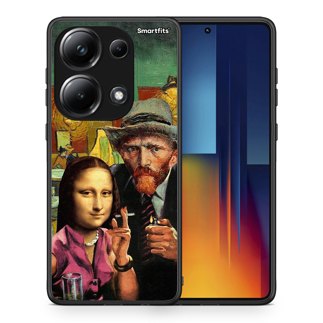 Θήκη Xiaomi Redmi Note 13 Pro 4G Funny Art από τη Smartfits με σχέδιο στο πίσω μέρος και μαύρο περίβλημα | Xiaomi Redmi Note 13 Pro 4G Funny Art case with colorful back and black bezels
