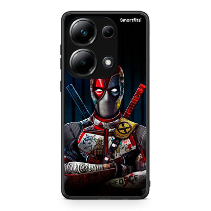 Xiaomi Poco M6 Pro Funny Guy θήκη από τη Smartfits με σχέδιο στο πίσω μέρος και μαύρο περίβλημα | Smartphone case with colorful back and black bezels by Smartfits