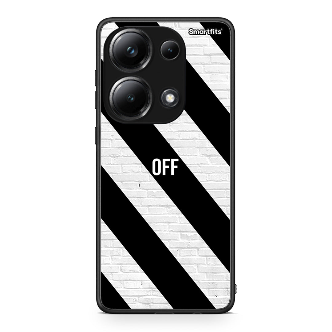 Xiaomi Poco M6 Pro Get Off θήκη από τη Smartfits με σχέδιο στο πίσω μέρος και μαύρο περίβλημα | Smartphone case with colorful back and black bezels by Smartfits