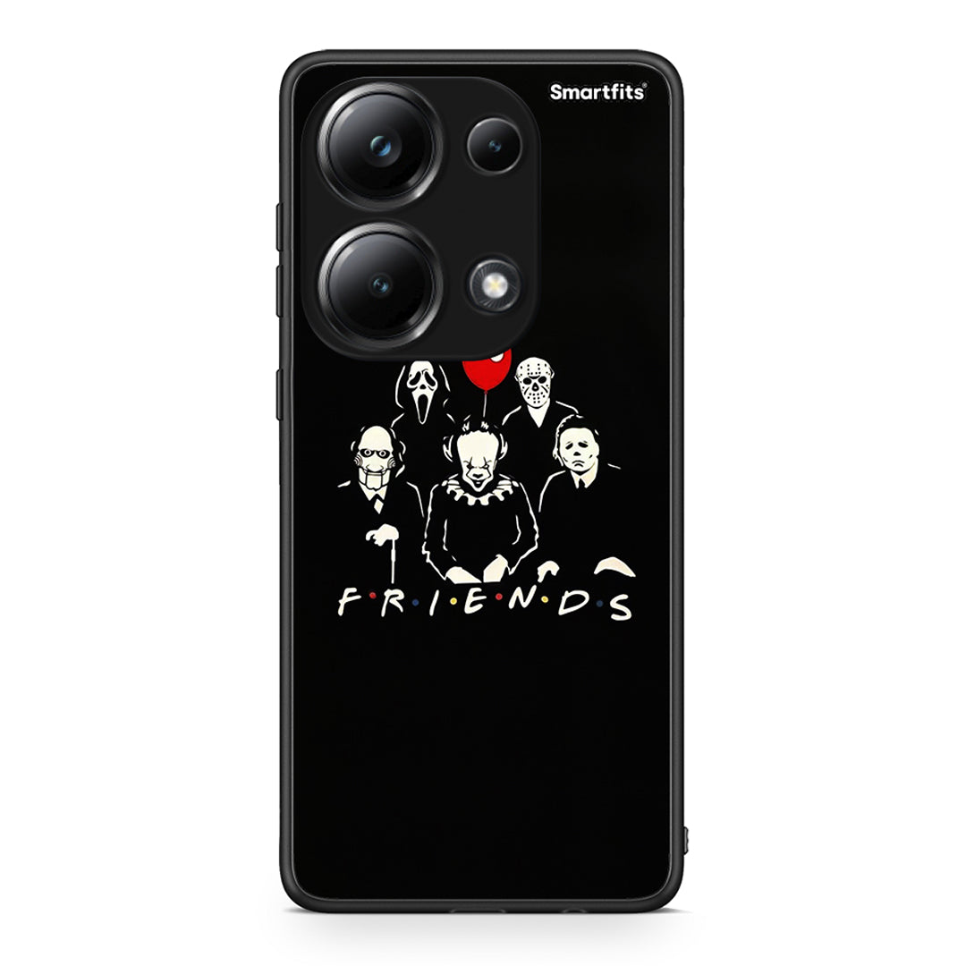 Xiaomi Poco M6 Pro Halloween Friends Θήκη από τη Smartfits με σχέδιο στο πίσω μέρος και μαύρο περίβλημα | Smartphone case with colorful back and black bezels by Smartfits