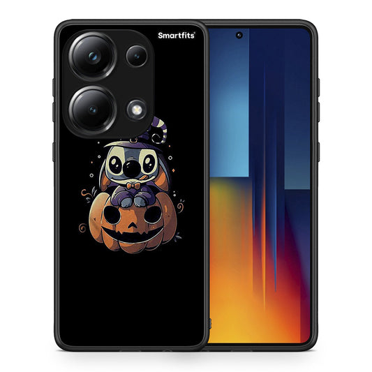 Θήκη Xiaomi Poco M6 Pro Halloween Stitch από τη Smartfits με σχέδιο στο πίσω μέρος και μαύρο περίβλημα | Xiaomi Poco M6 Pro Halloween Stitch case with colorful back and black bezels