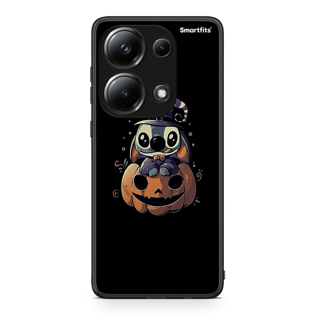 Xiaomi Poco M6 Pro Halloween Stitch θήκη από τη Smartfits με σχέδιο στο πίσω μέρος και μαύρο περίβλημα | Smartphone case with colorful back and black bezels by Smartfits