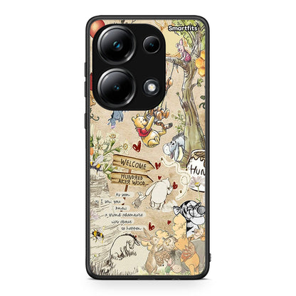 Xiaomi Redmi Note 13 Pro 4G Happy Friends θήκη από τη Smartfits με σχέδιο στο πίσω μέρος και μαύρο περίβλημα | Smartphone case with colorful back and black bezels by Smartfits