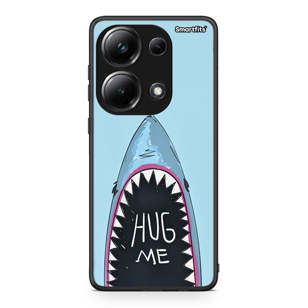 Xiaomi Poco M6 Pro Hug Me θήκη από τη Smartfits με σχέδιο στο πίσω μέρος και μαύρο περίβλημα | Smartphone case with colorful back and black bezels by Smartfits