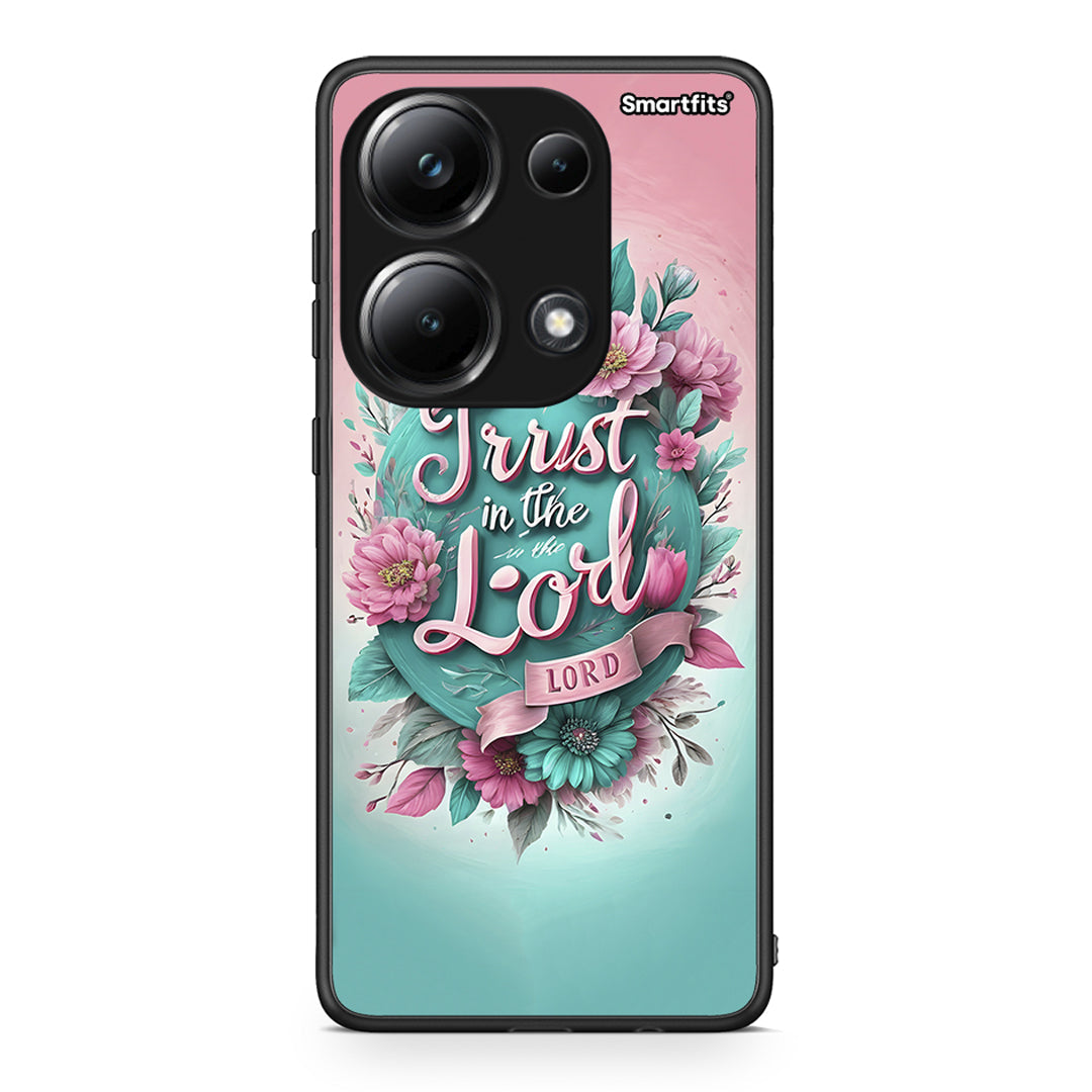 Xiaomi Redmi Note 13 Pro 4G Lord Trust θήκη από τη Smartfits με σχέδιο στο πίσω μέρος και μαύρο περίβλημα | Smartphone case with colorful back and black bezels by Smartfits