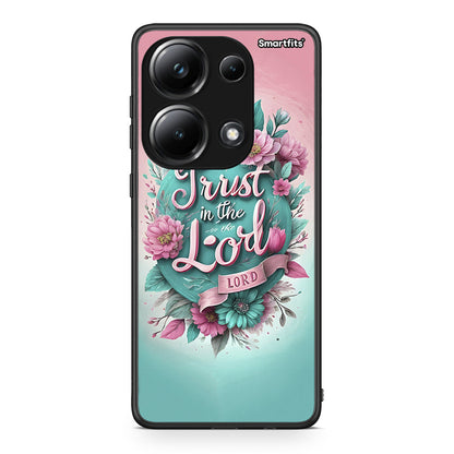 Xiaomi Redmi Note 13 Pro 4G Lord Trust θήκη από τη Smartfits με σχέδιο στο πίσω μέρος και μαύρο περίβλημα | Smartphone case with colorful back and black bezels by Smartfits