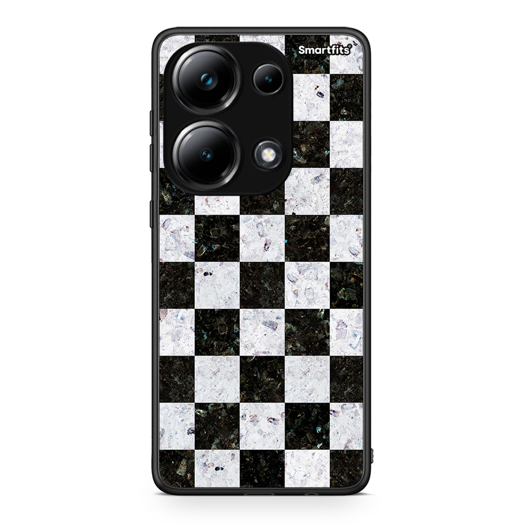 4 - Xiaomi Redmi Note 13 Pro 4G Square Geometric Marble case, cover, bumper