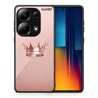 Thumbnail for Θήκη Xiaomi Poco M6 Pro Crown Minimal από τη Smartfits με σχέδιο στο πίσω μέρος και μαύρο περίβλημα | Xiaomi Poco M6 Pro Crown Minimal case with colorful back and black bezels