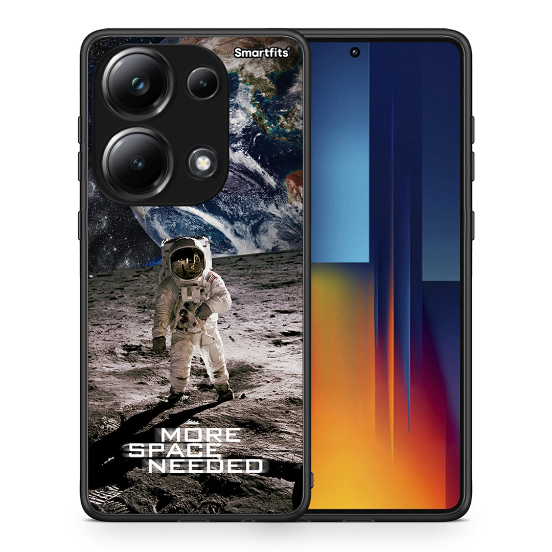 Θήκη Xiaomi Redmi Note 13 Pro 4G More Space από τη Smartfits με σχέδιο στο πίσω μέρος και μαύρο περίβλημα | Xiaomi Redmi Note 13 Pro 4G More Space case with colorful back and black bezels