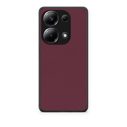 Θήκη Xiaomi Poco M6 Pro Muted Burgundy από τη Smartfits με σχέδιο στο πίσω μέρος και μαύρο περίβλημα | Xiaomi Poco M6 Pro Muted Burgundy case with colorful back and black bezels