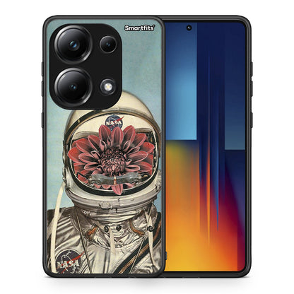 Θήκη Xiaomi Redmi Note 13 Pro 4G Nasa Bloom από τη Smartfits με σχέδιο στο πίσω μέρος και μαύρο περίβλημα | Xiaomi Redmi Note 13 Pro 4G Nasa Bloom case with colorful back and black bezels