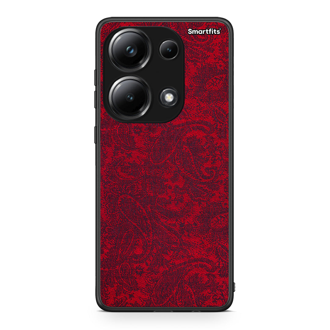 Xiaomi Poco M6 Pro Paisley Cashmere θήκη από τη Smartfits με σχέδιο στο πίσω μέρος και μαύρο περίβλημα | Smartphone case with colorful back and black bezels by Smartfits