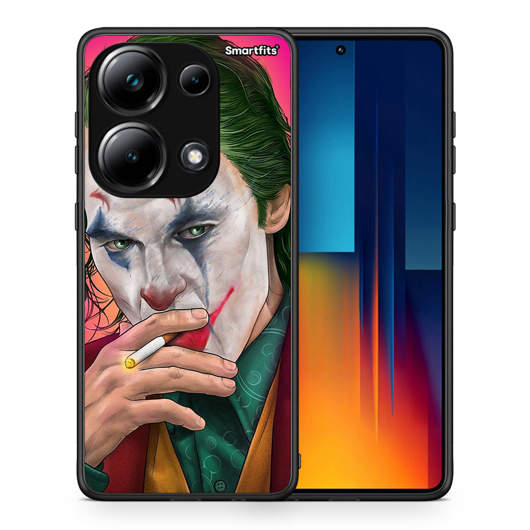 Θήκη Xiaomi Poco M6 Pro JokesOnU PopArt από τη Smartfits με σχέδιο στο πίσω μέρος και μαύρο περίβλημα | Xiaomi Poco M6 Pro JokesOnU PopArt case with colorful back and black bezels