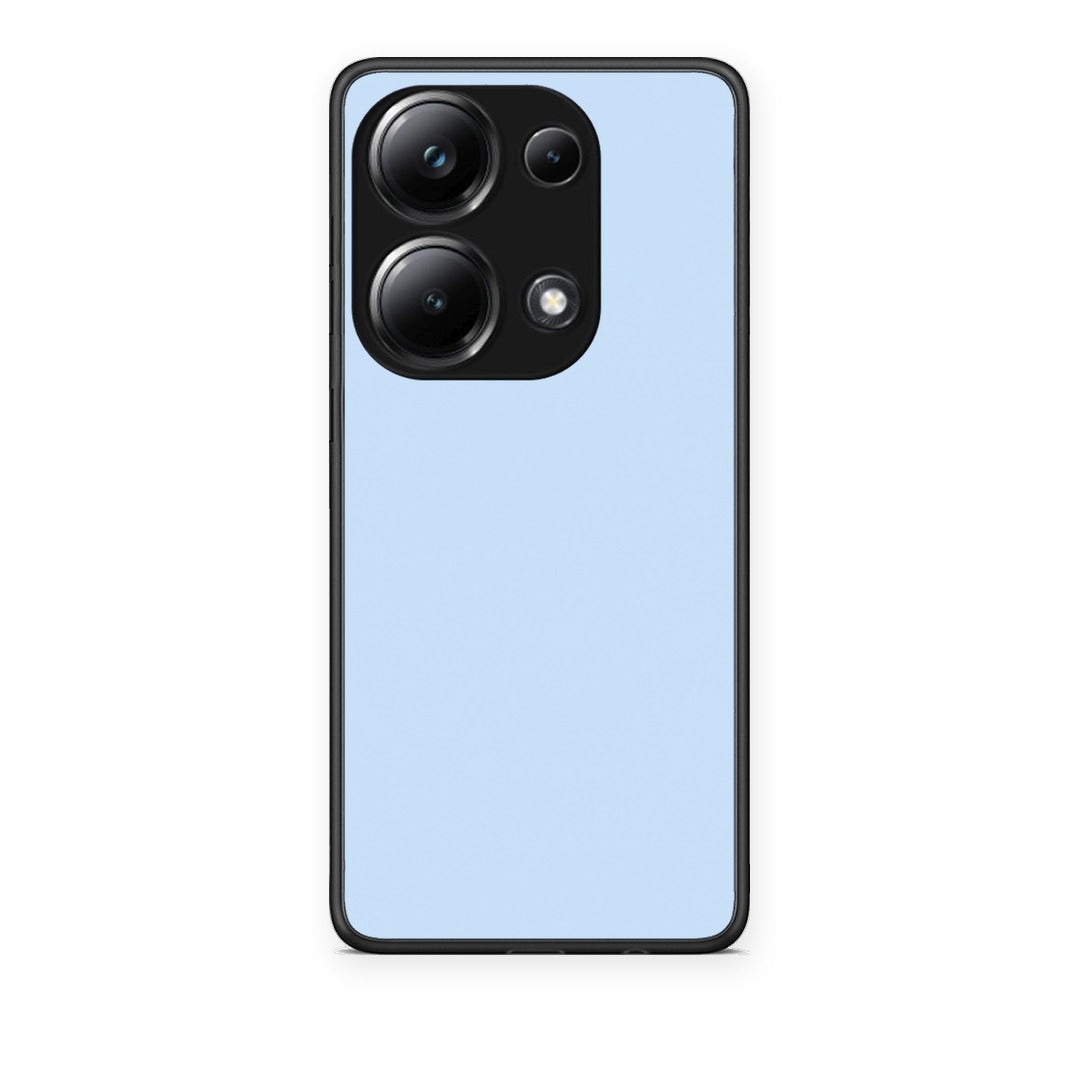 Θήκη Xiaomi Poco M6 Pro Powder Blue από τη Smartfits με σχέδιο στο πίσω μέρος και μαύρο περίβλημα | Xiaomi Poco M6 Pro Powder Blue case with colorful back and black bezels