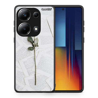 Θήκη Xiaomi Poco M6 Pro Red Rose από τη Smartfits με σχέδιο στο πίσω μέρος και μαύρο περίβλημα | Xiaomi Poco M6 Pro Red Rose case with colorful back and black bezels