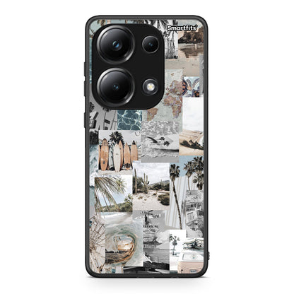 Xiaomi Redmi Note 13 Pro 4G Retro Beach Life Θήκη από τη Smartfits με σχέδιο στο πίσω μέρος και μαύρο περίβλημα | Smartphone case with colorful back and black bezels by Smartfits