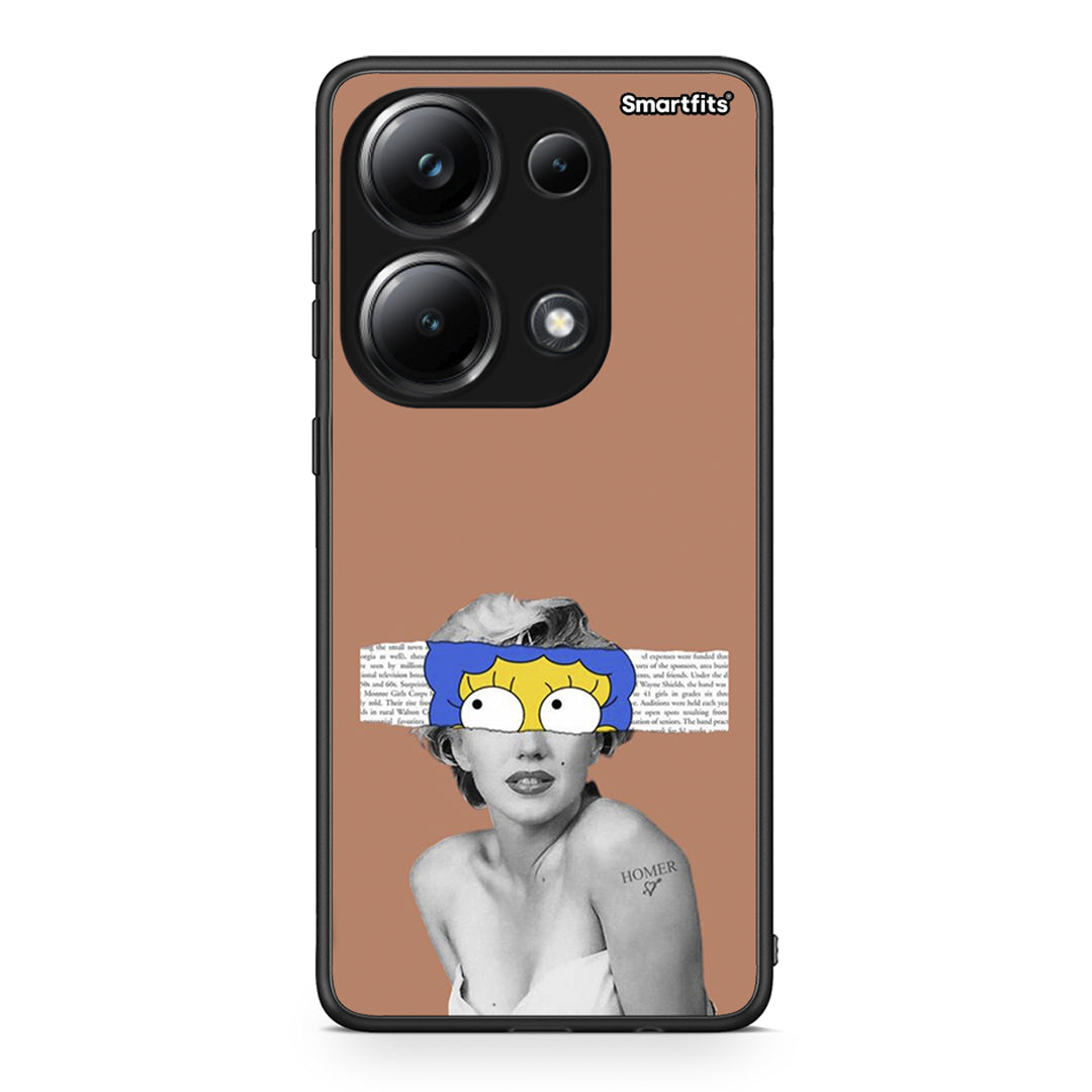 Xiaomi Poco M6 Pro Sim Merilyn θήκη από τη Smartfits με σχέδιο στο πίσω μέρος και μαύρο περίβλημα | Smartphone case with colorful back and black bezels by Smartfits