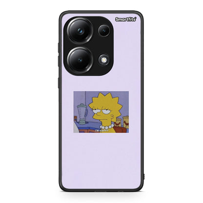Xiaomi Poco M6 Pro So Happy θήκη από τη Smartfits με σχέδιο στο πίσω μέρος και μαύρο περίβλημα | Smartphone case with colorful back and black bezels by Smartfits